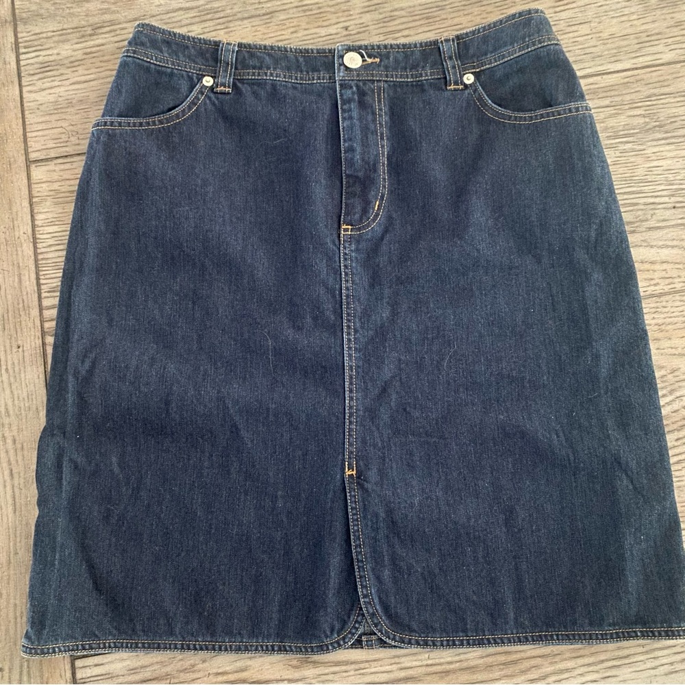 Lands End Jean Skirt Size 10 - Picture 14 of 14